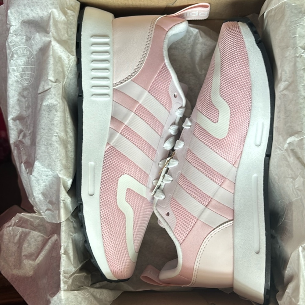 BRAND NEW pink adidas Multix summer running shoe